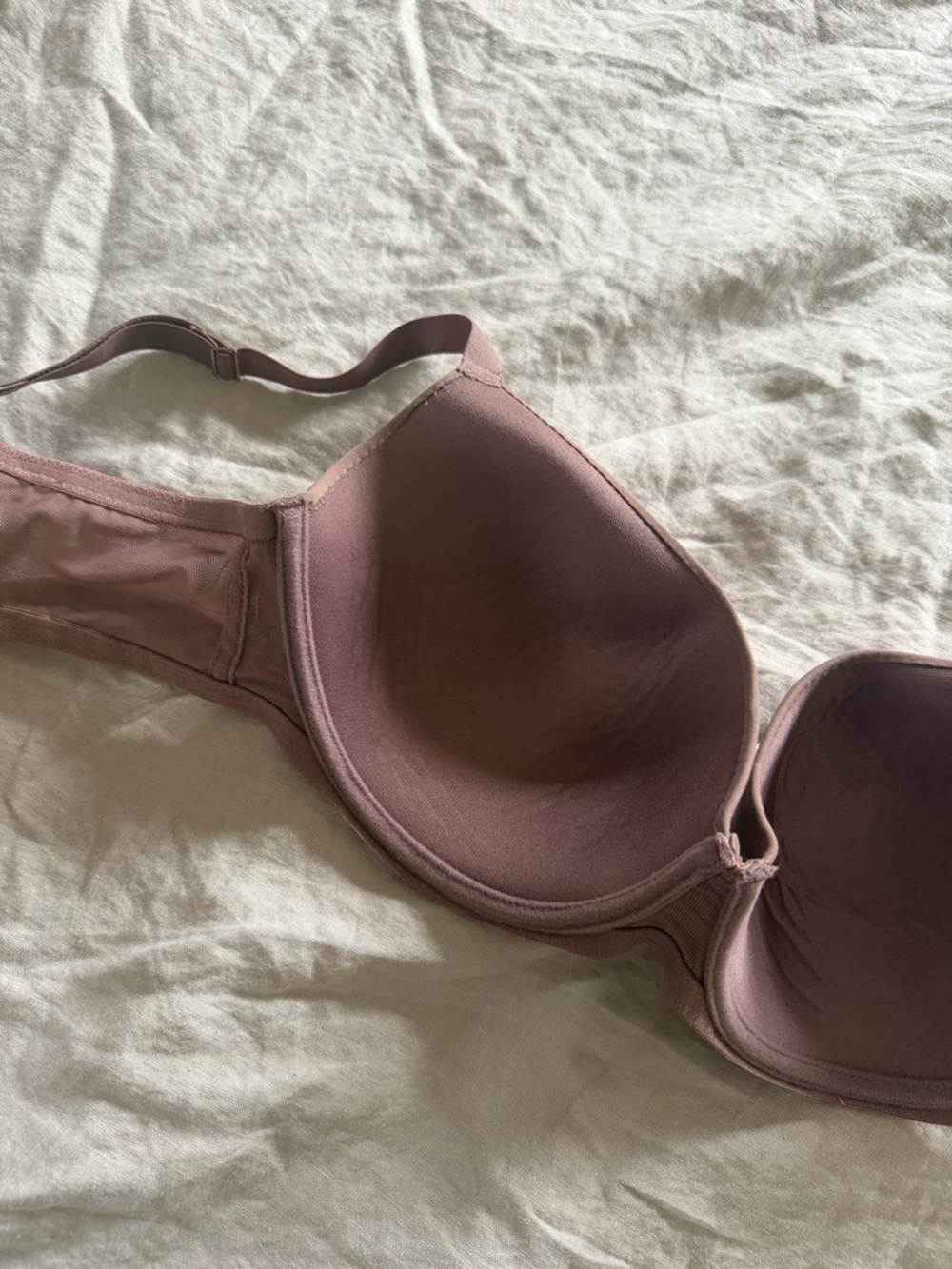 Women's Smooth T-Shirt Bra in Mauve - Picture 4 of 5